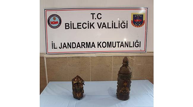 Bilecik'de 8 milyon lira değerinde 2 tevrat ele geçirildi