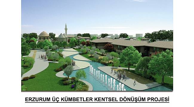 Erzurum'un tablosu, Üç Kümbetler Projesi çok yol aldı