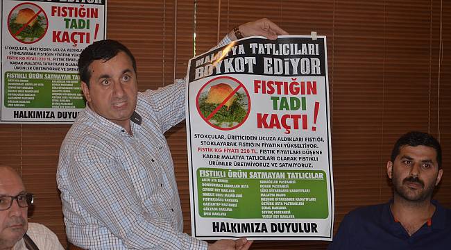 Fıstığa bir boykot da Malatya’dan
