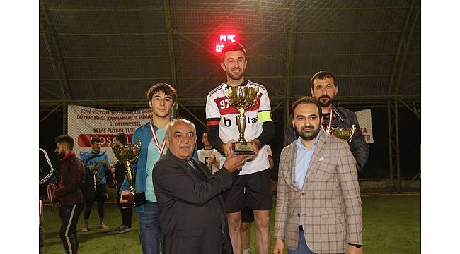 Futbol turnuvasının şampiyonu Betaş oldu