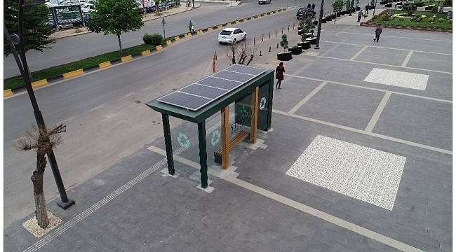 Gaziantep'te otobüs durakları enerji üretecek
