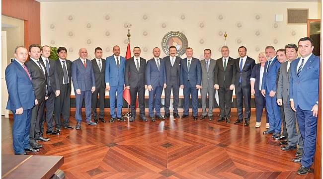 Kdz. Ereğli TSO Yönetimi Hisarcıklıoğlu'nu ziyaret etti