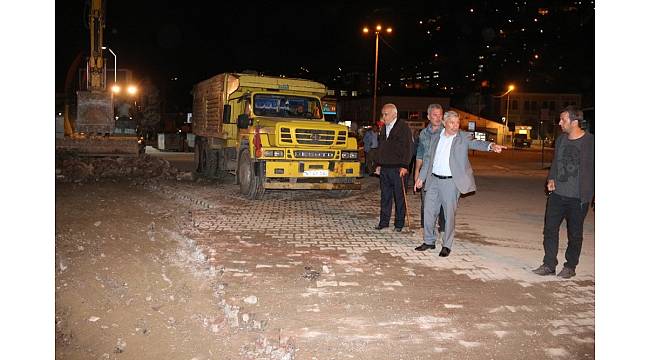 Kerim Yılmaz'dan gece mesaisi