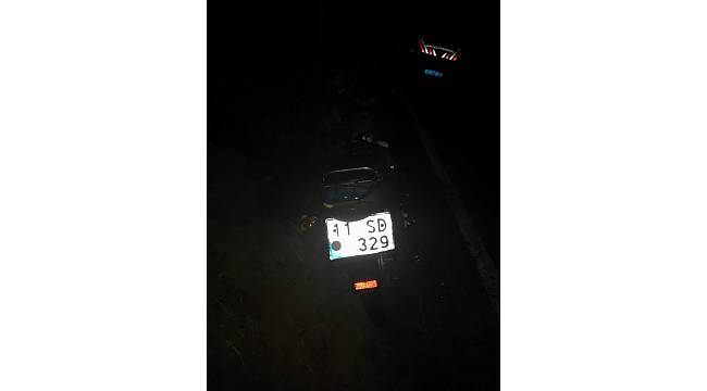 Köpeğe Çarpan Motosiklet Sürücüsü Yaralandı