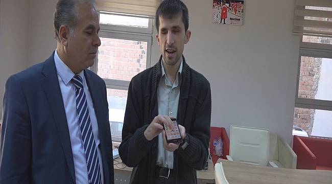 Malatya'da görme engelliler için 92 adet ücretsiz cihaz dağıtıldı.