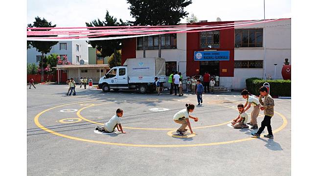 Mersin'de okullar, geleneksel oyunlarla şenleniyor