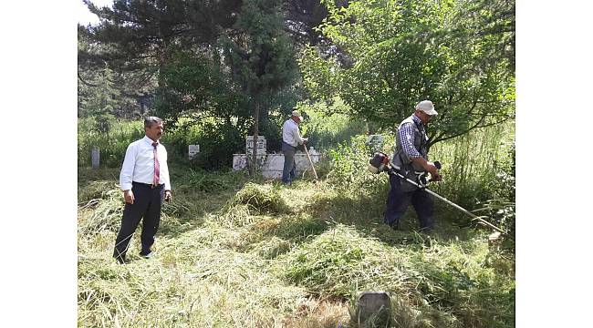 Mezarlıklarda bahar temizliği