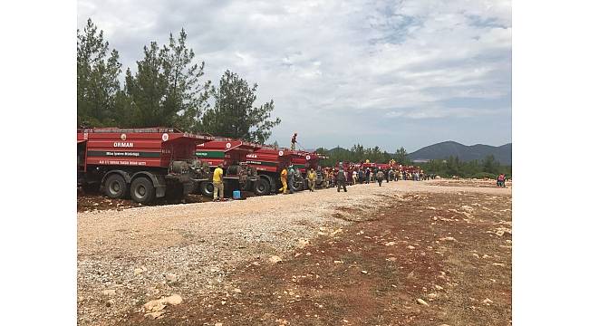 Muğla'da yangın sezonu eğitim ve tatbikatla başladı