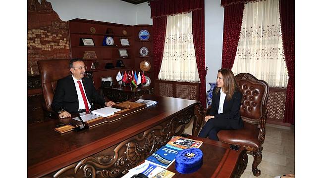 NÜKÇAM Müdürü Kahraman, Başkan Seçen'i ziyaret etti