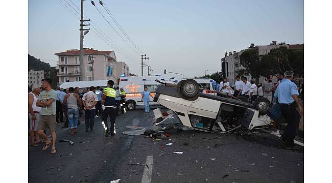 Ortaca'da zincirleme kaza; 4 yaralı