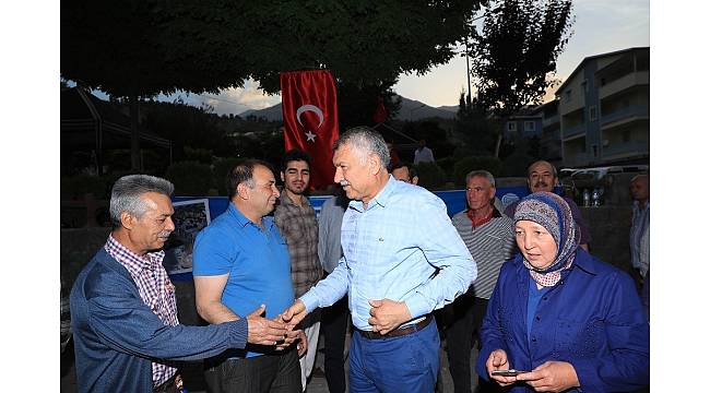 Seyhan'ın iftar sofrası Pozantı'da kuruldu