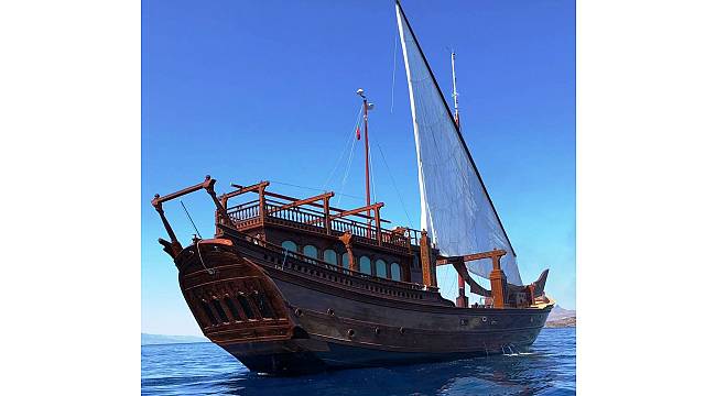 Sultandan krala hediye edilen milyon dolarlık yat Bodrum'da yenilendi