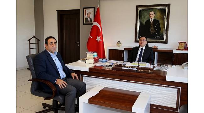 TÜMSİAD başkanı Gümüş'ten Rektör Kızılay'a ziyaret