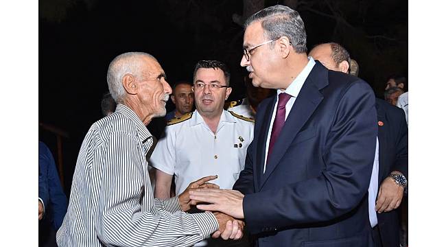 Vali Su'dan şehit ailesine taziye ziyareti