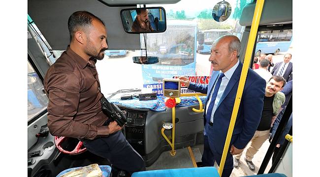 Van'daki özel halk otobüslerine denetim