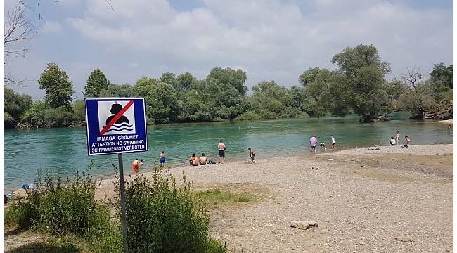 1 ayda dört kişinin öldüğü Manavgat Irmağında yasak dinleyen yok