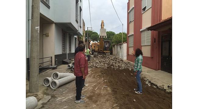 Atça 2. etap kanalizasyon hat çalışması yılsonuna kadar tamamlanacak