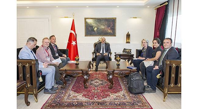 Avrupa güvenlik ve işbirliği teşkilatı heyeti, Vali Zorluoğlu'nu ziyaret etti