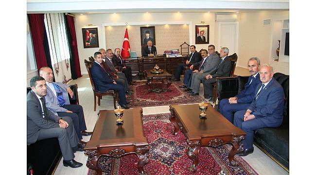 Başkan Berge&#39;den Vali Zorluoğlu&#39;na ziyaret
