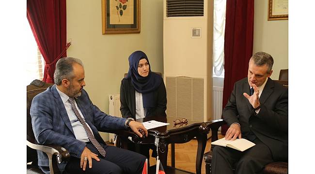 Belçika büyükelçisi Büyükşehir&#39;de