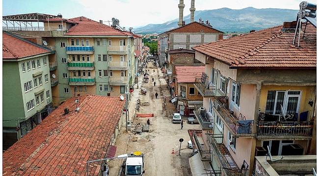 Büyükşehir Belediyesi Doğanşehir'de üst yapı çalışmalarına başladı