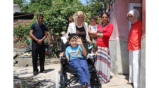 Engelli Yiğit'in yüzünü büyükşehir güldürdü