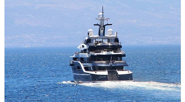 Haftalık kirası 1 milyon euro olan mega yat Bodrum'da