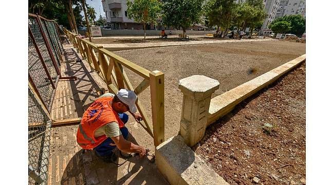 Meltem&#39;deki park çalışmalarında sona gelindi