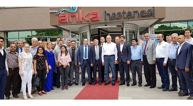 Milletvekili Erdoğan'dan ANKA Hastanesi'ne ziyaret