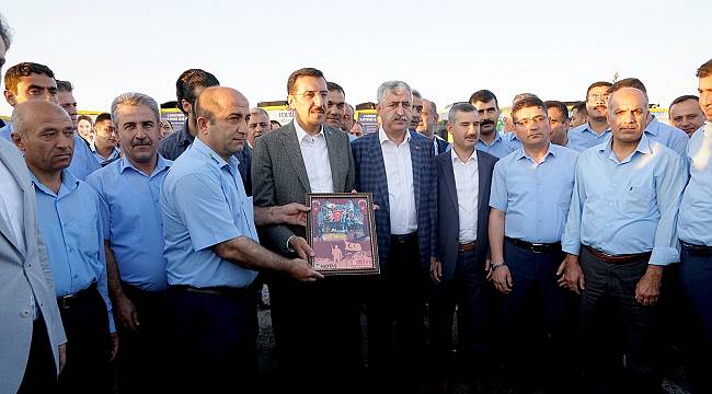 Polat, MOTAŞ personeli ile bir araya geldi