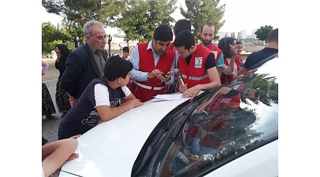 Siirt'te Kızılay'dan gıda yardımı