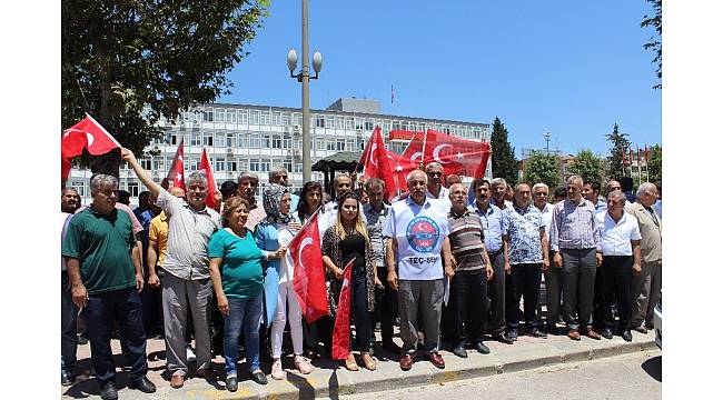 Teç-Sen basın açıklaması ile taleplerini dile getirdi