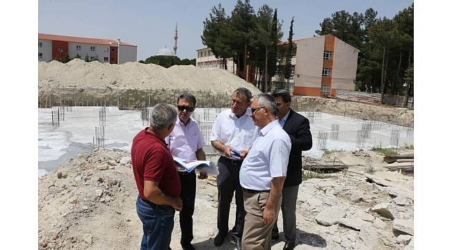 Vali Hasan Şıldak,yatırım incelemelerinde bulundu