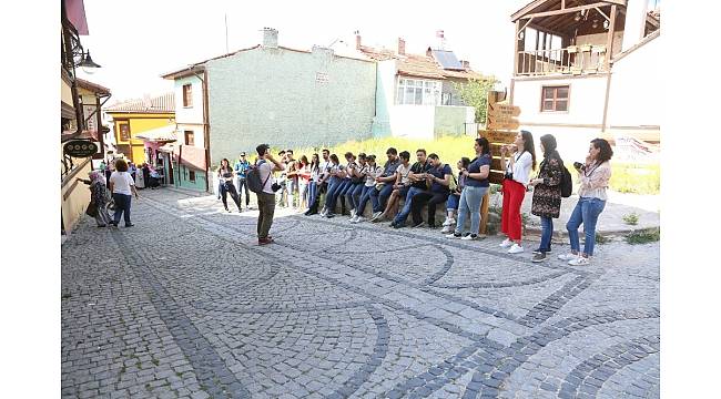 Odunpazarı&#39;nda turist yoğunluğu