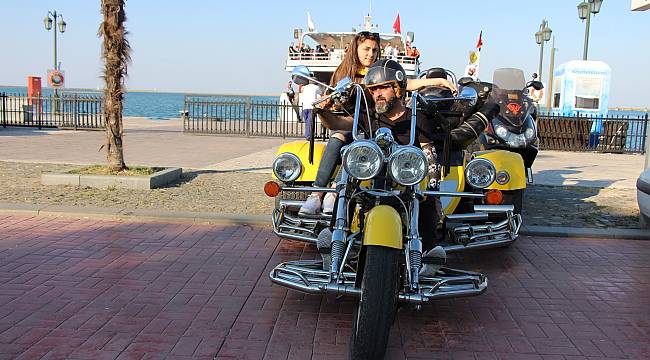 Samsun'da motosiklet şov