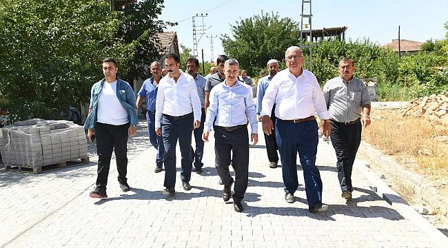 Çınar, mahallelerdeki yol yenileme çalışmalarını inceledi