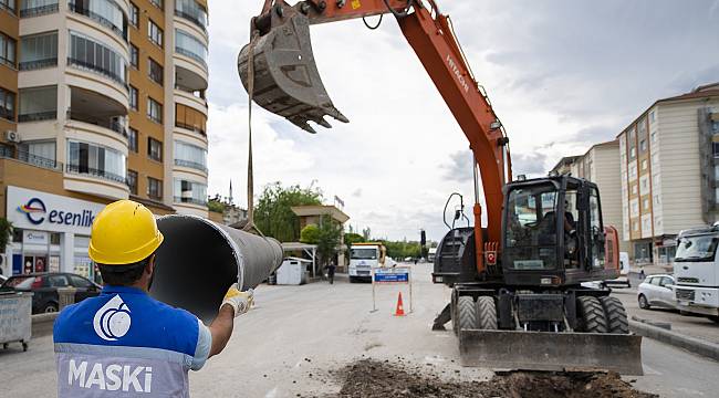 Gönültaş caddesinin altyapısı yenilendi