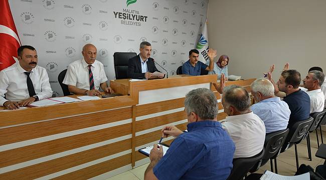 Yeşilyurt’ta meclis toplantıları tamamlandı