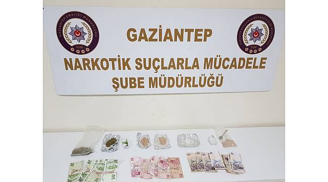 Gaziantep&#39;te uyuşturucu operasyonu, 17 gözaltı