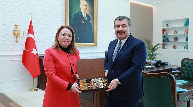 Rektör Karabulut, sağlık projelerini Bakan Koca’ya aktardı 