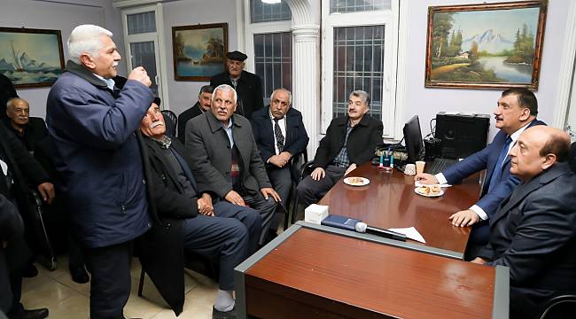 BAŞKAN GÜRKAN, BİLİM IŞIĞINDA BİRLİK DERNEĞİ YÖNETİMİ İLE BİRARAYA GELDİ