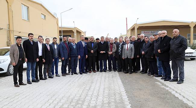 BAŞKAN GÜRKAN, GALERİCİLER SİTESİ ESNAFLARI İLE BİRARAYA GELDİ