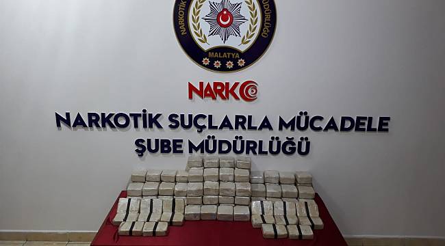 MALATYA EMNİYETİ UYUŞTURUCUYA GÖZ AÇTIRMIYOR...