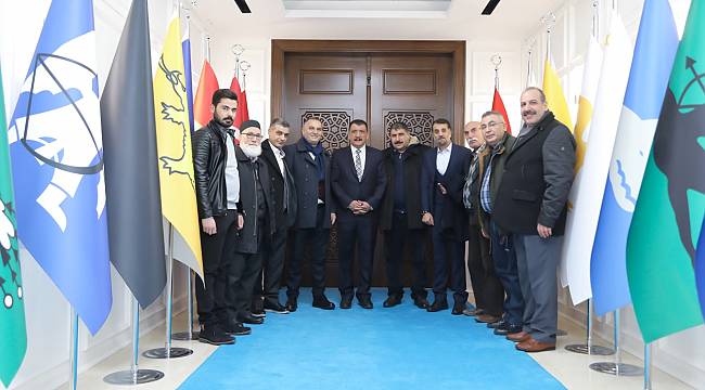 MASTÖB AVRUPA YAKASI ŞUBE BAŞKANI DAMAR, BAŞKAN GÜRKAN’I ZİYARET ETTİ