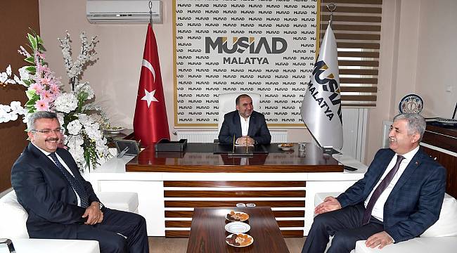 MÜSİAD'ı yeni yönetimini ziyaret eden Başkan Polat