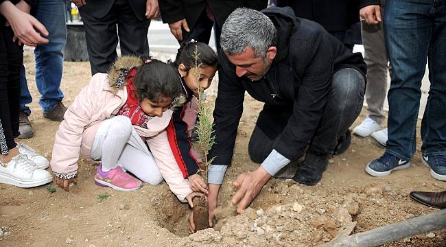 250 minik el 250 fidanı toprakla buluşturdu…