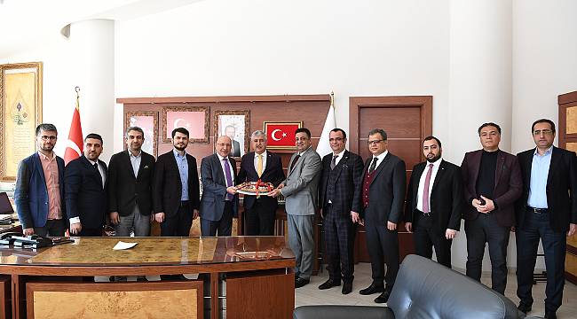 TÜRK AMERİKAN İŞ ADAMLARI DERNEĞİNDEN BAŞKAN POLAT’A ZİYARET 