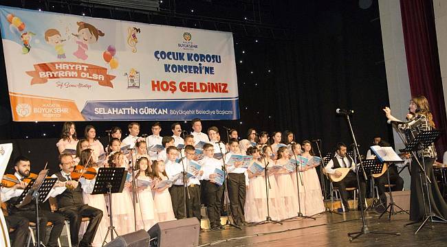 Büyükşehir’in Çocuk Korosu coşturdu…