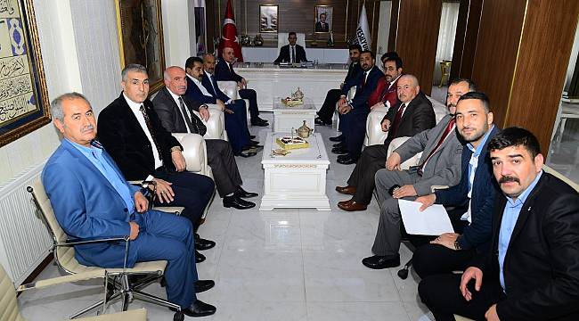 MHP MYK ÜYESİ, MHP İLÇE BAŞKANLARI VE MECLİS ÜYELERİNDEN ‘HÂYIRLI OLSUN’ ZİYARETİ