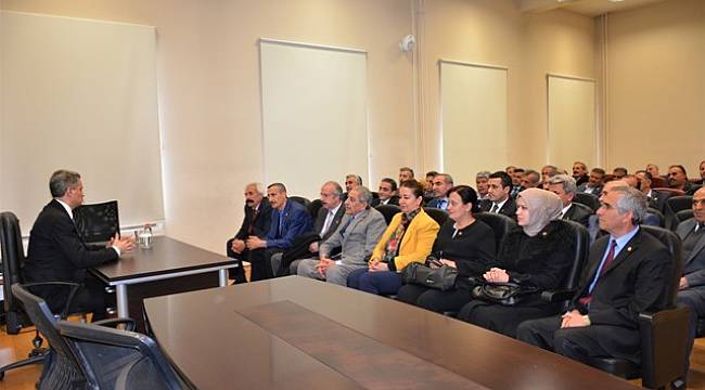 Muhtarlar Federasyonu Malatya Şube Başkanlığından Vali Baruş’a Ziyaret